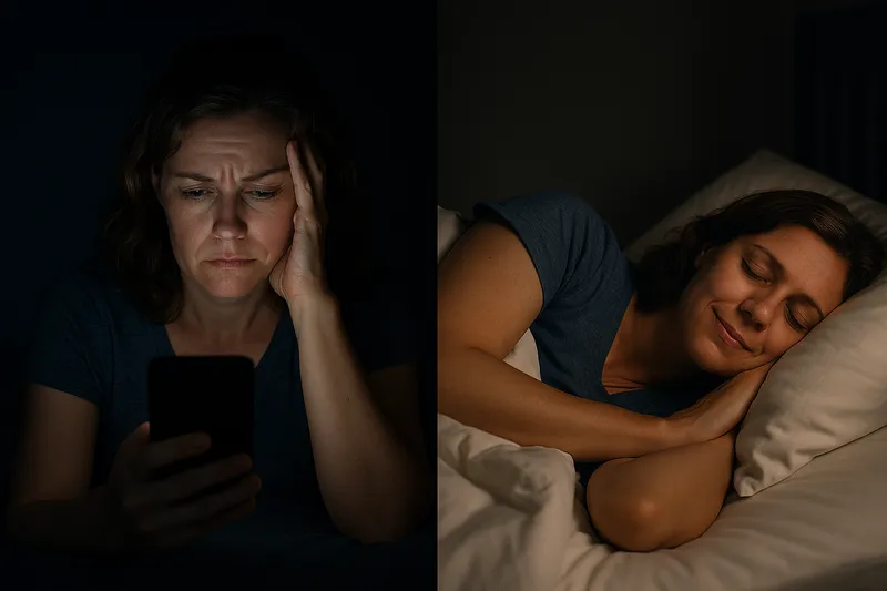 Woman enjoying breathable bedsheets