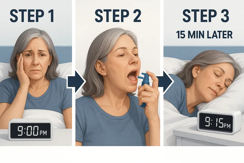 3-Step Sleep Method Visual Guide